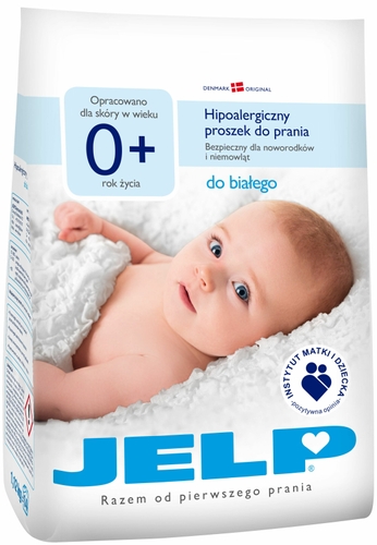 Гіпоалергенний пральний порошок для білого JELP 40015 1.12 кг (5720233400150)