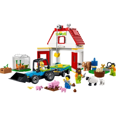 Конструктор LEGO City Тварини на фермі та у хліві 60346 (5702017161723)