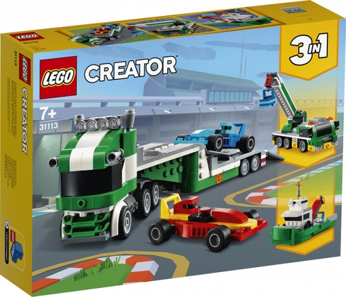 Фото Конструктор LEGO Транспортировщик гоночных автомобилей 31113 (5702016888355)
