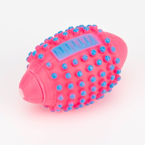 Резиновый мяч для животных ATS4975 с пищалкой Розовый (2000989588214)