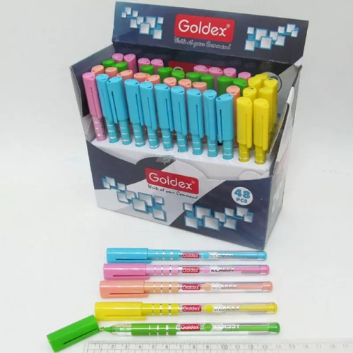 Ручка масляна "Goldex" 1042-klass Klassy 0,6 мм Синя (8904146800536)