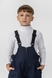 Комбинезон для мальчика L-2385 куртка+штаны на шлейках 128 см Синий (2000989625414W) Фото 9 из 28