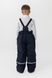 Комбінезон для хлопчика L-2385 куртка+штани на шлейках 128 см Синій (2000989625414W) Фото 8 з 28