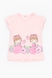 Костюм для дівчинки Breeze 16847 футболка + капрі 86 см Рожевий (2000989654957S) Фото 2 з 8