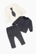 Костюм малявка (пиджак+штаны+кофта) Mini Papi 609 86 Темно-синий (2000989129257D) Фото 1 из 12