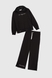 Костюми для дiвчинки (худі+штани) Viollen 2192 164 см Чорний (2000990263865D) Фото 11 з 22
