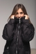 Куртка жіноча Visdeer 2308 56 Чорний (2000989400868D) Фото 5 з 14