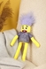 М'яка іграшка однотоне волосся сосиска 40 см K6004 Жовтий (2000989511960) Фото 1 з 3