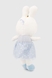 М'яка іграшка Зайчик у сукні JINGRONGWANJU JR62176 Блакитний (2002014842940) Фото 3 з 3