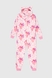 Піжама кігурумі для дівчинки Barwa 0230 Сердечки 32 Рожевий (2000990206664A) Фото 13 з 15