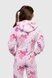 Піжама кігурумі для дівчинки Barwa 0230 Сердечки 40 Рожевий (2000990206701A) Фото 6 з 15