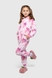 Піжама кігурумі для дівчинки Barwa 0230 Сердечки 40 Рожевий (2000990206701A) Фото 2 з 15