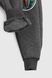 Спортивні штани з принтом для хлопчика Pitiki 9791 Діно 110 см Антроцит (2000990046802W) Фото 5 з 6