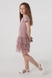 Сукня для дівчинки MAGO DM242125 128 см Пудровий (2000990347527S) Фото 4 з 12