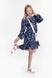 Сукня з візерунком для дівчинки Tais №5 164 см Темно-синій (2000989586203D) Фото 4 з 12