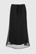 Спідниця однотонна жіноча 609 XL Чорний (2000990509987S) Фото 6 з 9