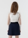 Блуза однотонная для девочки Perix 5001 152 см Молочный (2000990479808D) Фото 5 из 11