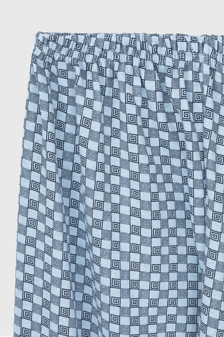 Фото Пижамные штаны мужские KESIMOGLU Квадрат/голубой L Голубой (2000990245922А)