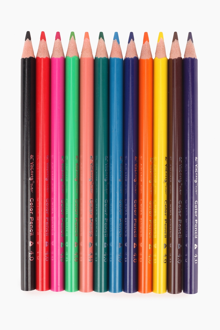 Фото Цветные карандаши 12 шт Jombo YL211062-12 Голубой (2002012005927)