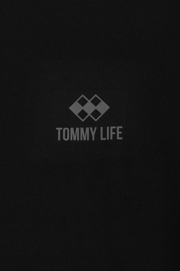 Фото Футболка фітнес жіноча Tommy life 97101 XL Чорний (2000904014514A)