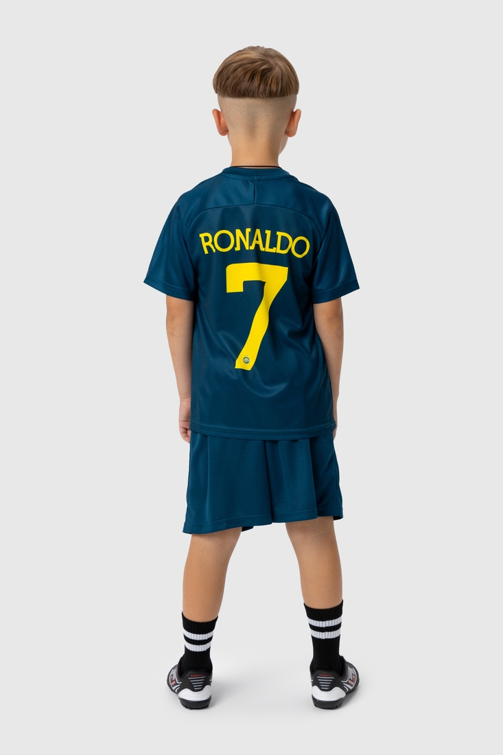 Фото Футбольна форма для хлопчика BLD AL NASSR RONALDO 104 см Петроль (2000990102058А)