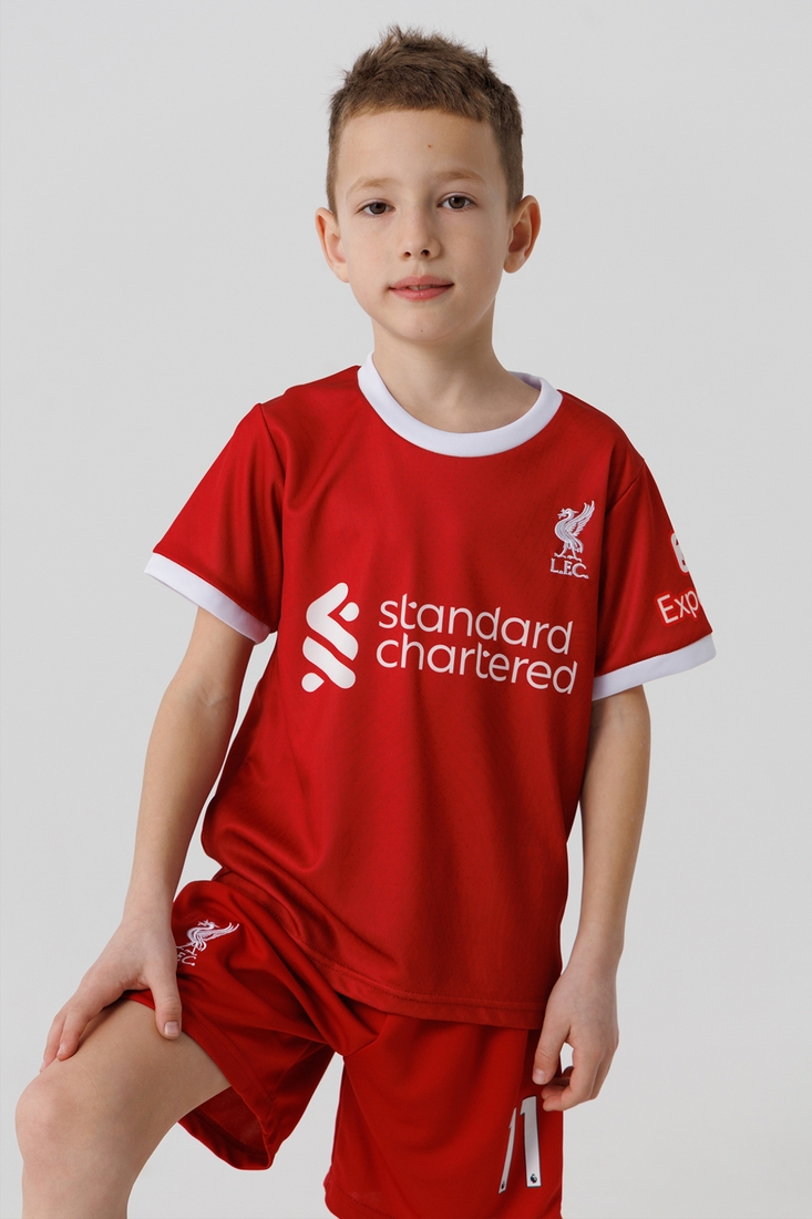 Фото Футбольна форма для хлопчика BLD ЛІВЕРПУЛЬ SALAH 104 см Червоний (2000904755400A)