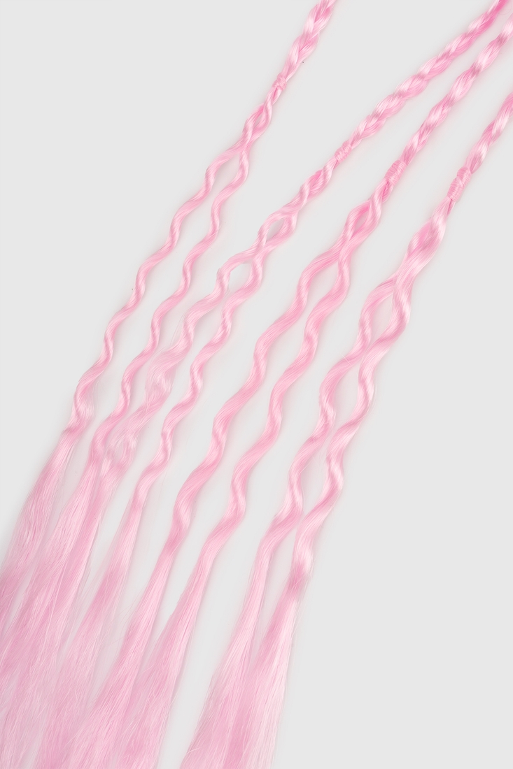 Фото Канекалон коси для плетіння 326-12 Рожевий (2000990632043)