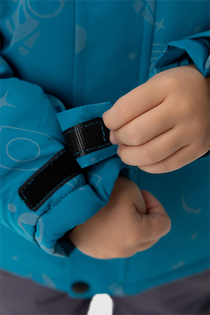 Фото Комбінезон для хлопчика 2319 куртка + штани на шлейках 92 см Бірюзовий (2000989625131W)