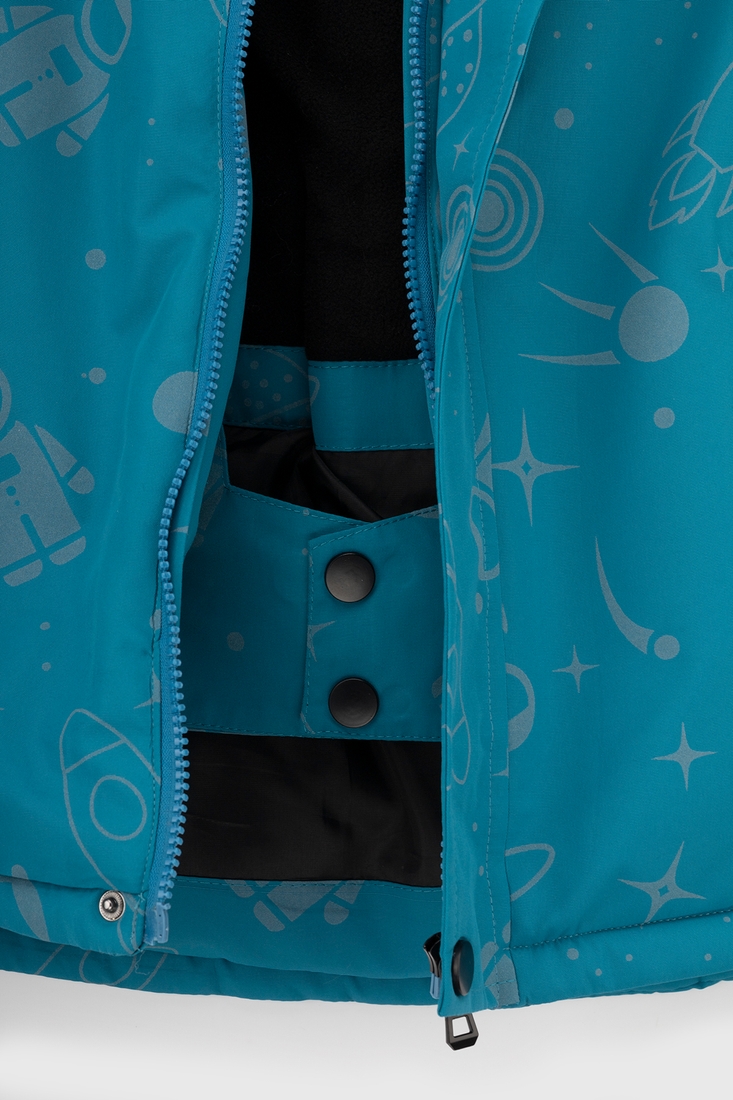 Фото Комбінезон для хлопчика 2319 куртка + штани на шлейках 116 см Бірюзовий (2000989625186W)