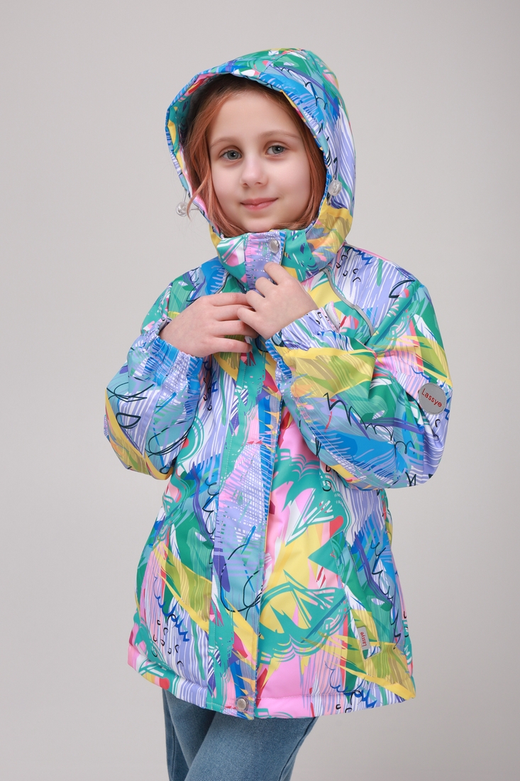 Фото Куртка для дівчинки демісезонна Snowgenius D442-017 116 см Блакитний (2000989274032D)