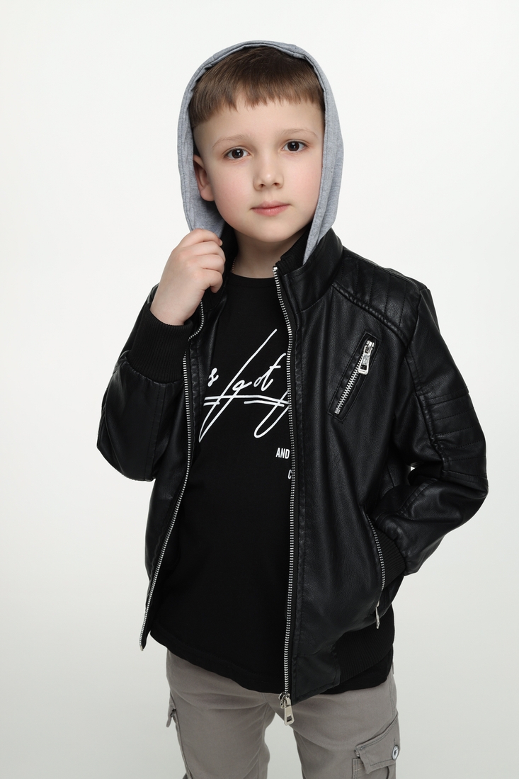 Фото Куртка для хлопчика Activa Sport YM-315 104 см Чорний (2000989560890D)