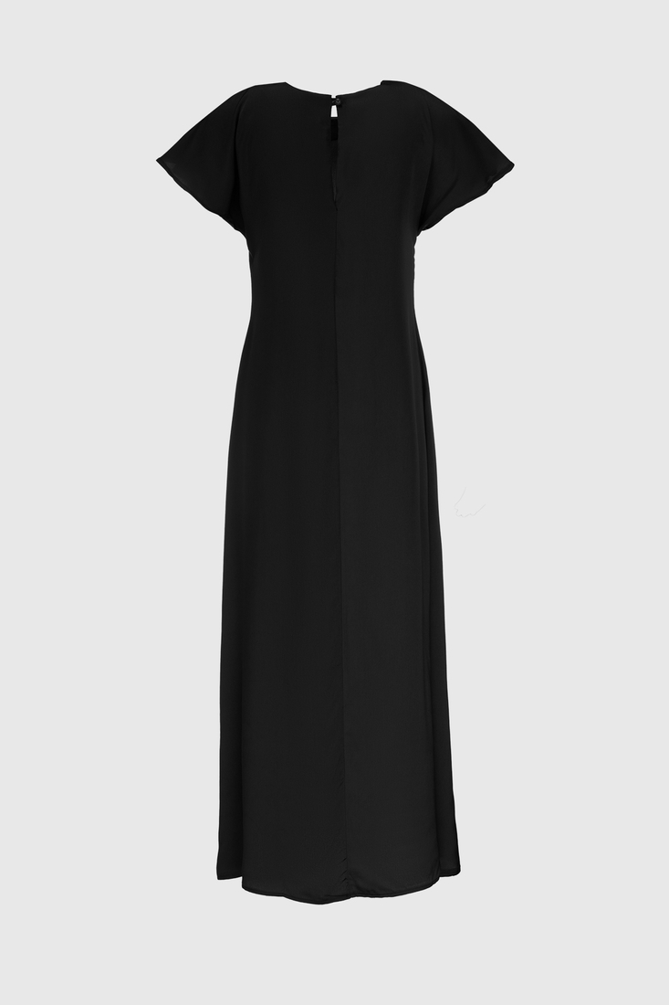 Фото Платье однотонное женское 240130 L Черный (2000990402233D)