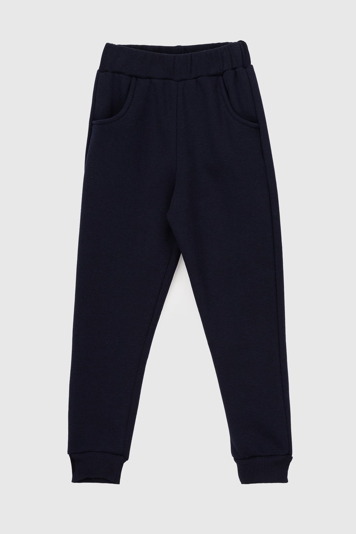 Фото Спортивні штани однотонні для хлопчика Atabey 30358.0 116 см Темно-синій (2000990158550W)