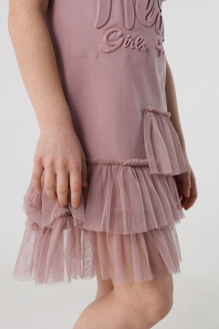 Фото Сукня для дівчинки MAGO DM242125 128 см Пудровий (2000990347527S)