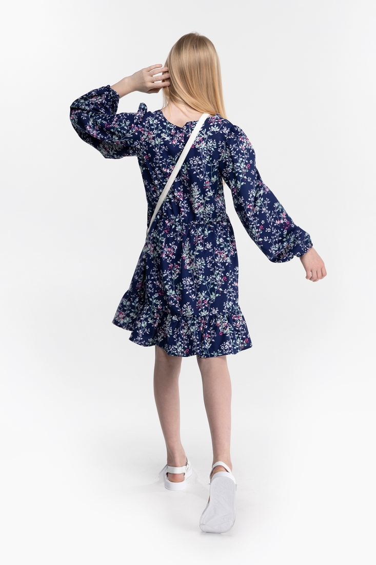 Фото Платье с узором для девочки Tais №5 164 см Темно-синий (2000989586203D)