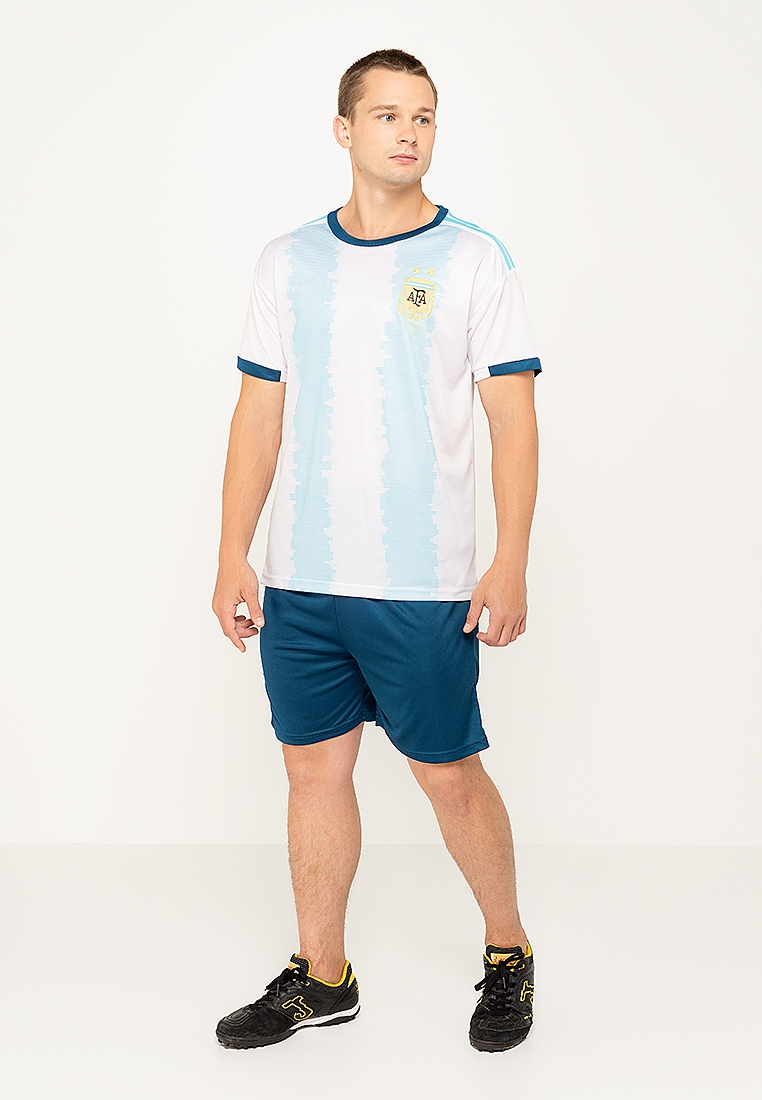 Фото Футбольная форма футболка+шорты ARGENTINA S Белый (2000904329182)