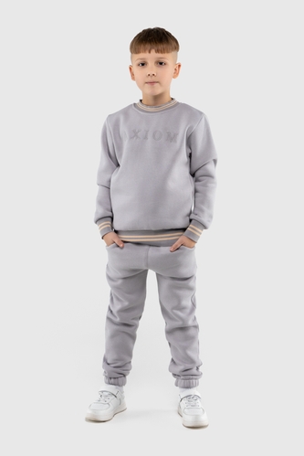 Фото Костюм для хлопчика (світшот+штани) MAGO T-363 122 см Сірий (2000990064752W)