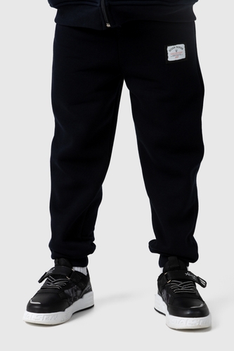 Фото Спортивні штани однотонні для хлопчика Baby Show 18118 128 см Темно-синій (2000990088369W)