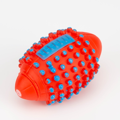 Резиновый мяч для животных ATS4975 с пищалкой Красный (2000989588207)