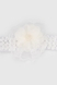 Комплект для дівчинки Mini Papi 100 Квіточка пінетки+пов'язка One Size Молочний (2000990058072D) Фото 6 з 7