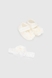 Комплект для дівчинки Mini Papi 100 Квіточка пінетки+пов'язка One Size Молочний (2000990058072D) Фото 4 з 7