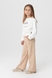 Костюм (світшот+штани палаццо) для дівчинки Viollen 3200 122 см Біло-бежевий (2000990092014D) Фото 2 з 19