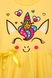 Сукня для дівчаток з принтом Baby Show 1022 122 Жовтий (2000989448471S) Фото 2 з 4