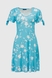 Сукня з візерунком жіноча Poncik 24128 S Блакитний (2000990623638S) Фото 7 з 11