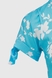 Сукня з візерунком жіноча Poncik 24128 S Блакитний (2000990623638S) Фото 8 з 11