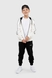 Спортивний костюм (кофта, штани) для хлопчика YESMINA 4269 140 см Білий (2000989929758D) Фото 1 з 20