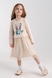 Сукня з принтом для дівчинки Atabey 10368.1 104 см Бежевий (2000990419156D) Фото 1 з 12