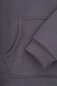 Худи с принтом женский 2341-K XS Серый (2000990117106D) Фото 12 из 13