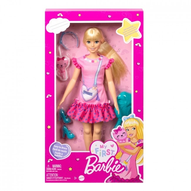 Фото Лялечка "Моя перша Barbie" Barbie HLL19 білявка з кошеням (194735114542)