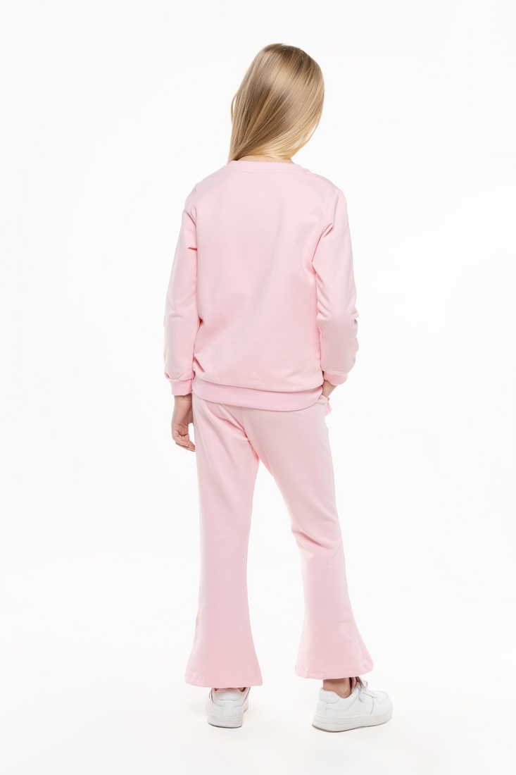Фото Костюми для дiвчинки (світшот+штани) Pop Fashion 7260 116 см Рожевий (2000990249043D)